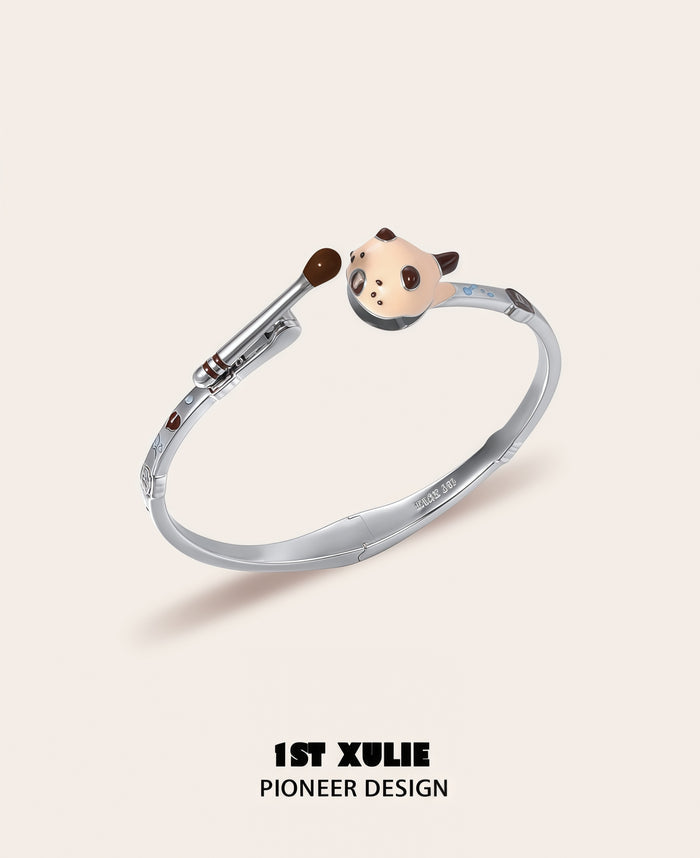 1STXULIE Superior Niche Capybara Bracelet T5839