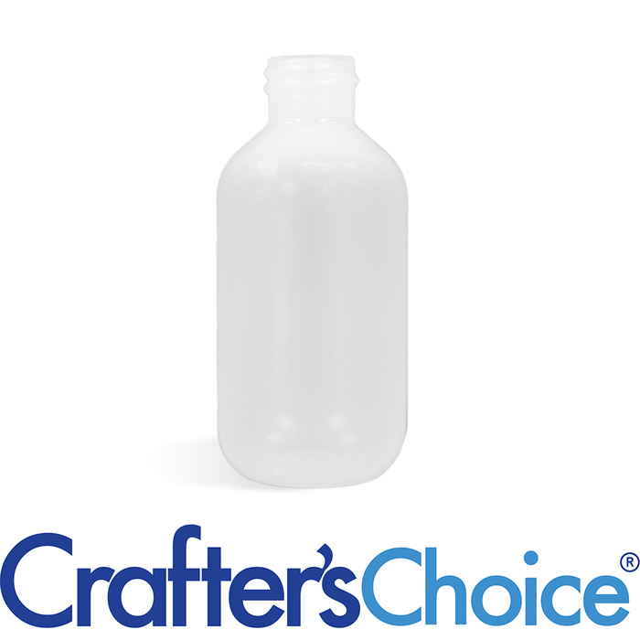 2 oz Natural LDPE Boston Round Bottle - 20/410