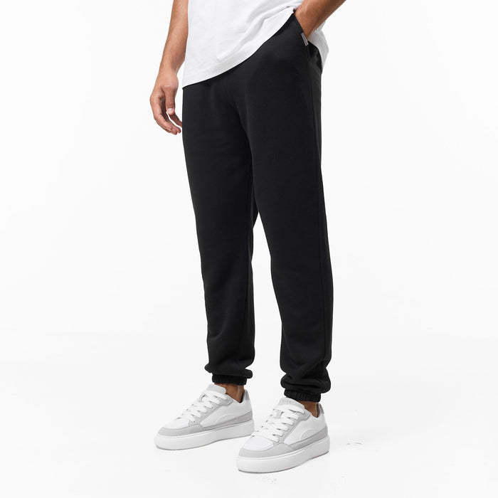 2-Pack Relaxed Fit Cuffed Joggers | Black/Grey Marl