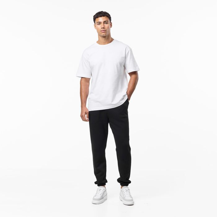 2-Pack Relaxed Fit Cuffed Joggers | Black/Grey Marl