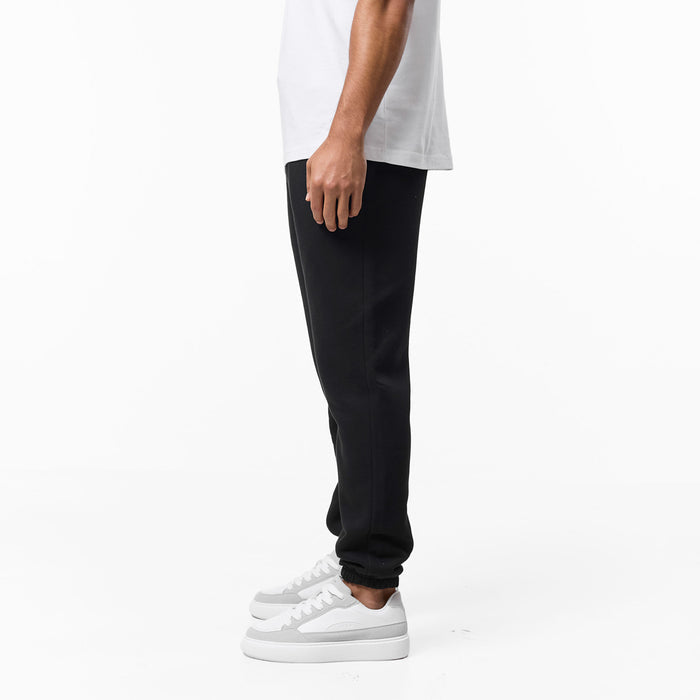2-Pack Relaxed Fit Cuffed Joggers | Black/Grey Marl