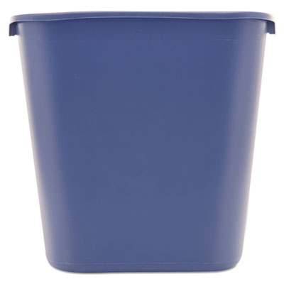 28 QT BLUE RUBBERMAID WASTE BASKET (7 GALLON)