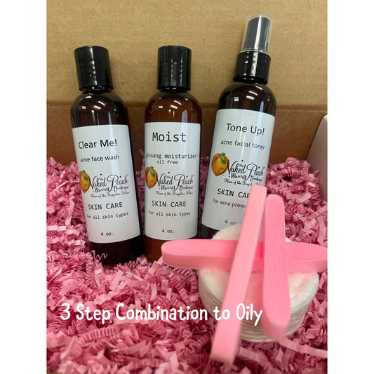 3 Step Combination to Oily Face Care Routine