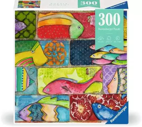 300 Piece Jigsaw Puzzle - Splashy Fish Tiles | Ravensburger