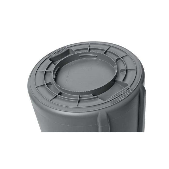 44 GALLON GRAY RUBBERMAID BRUTE VENTED ROUND CAN ( 2643 )
