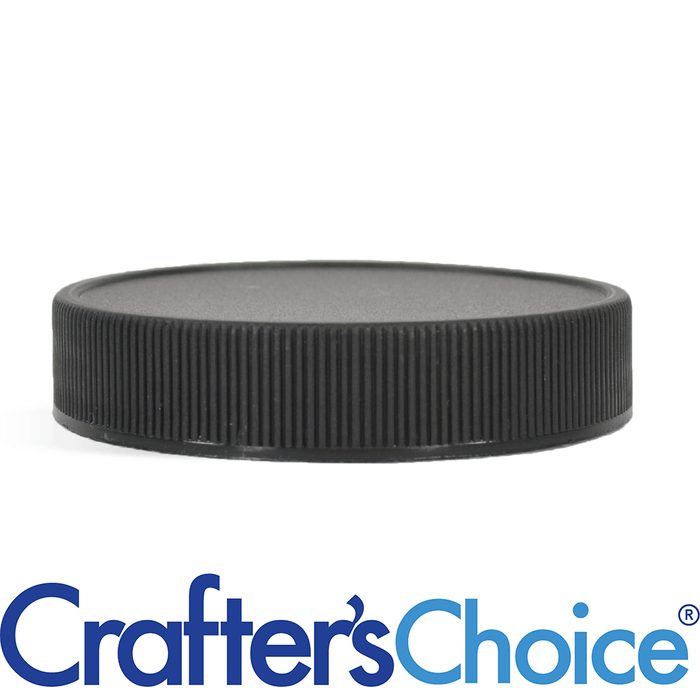 48/400 Black Ribbed Top Cap - F217 Liner