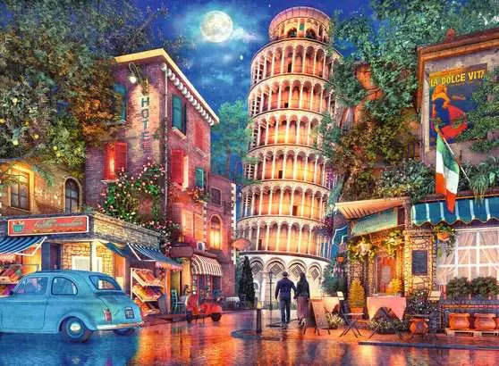 500 Piece Jigsaw Puzzle - Evening in Pisa | Ravensburger