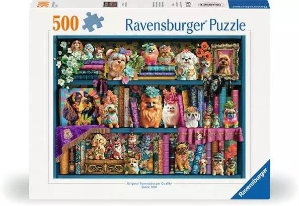 500 Piece Jigsaw Puzzle - Precious Porcelain Pups | Ravensburger