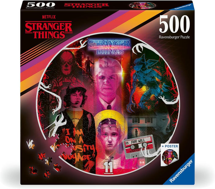 500 Piece Jigsaw Puzzle - Stranger Things: Friends Don't Lie | Ravensburger