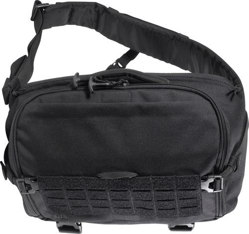 5.11 UCR Sling Pack, Black, front with shoulder straps