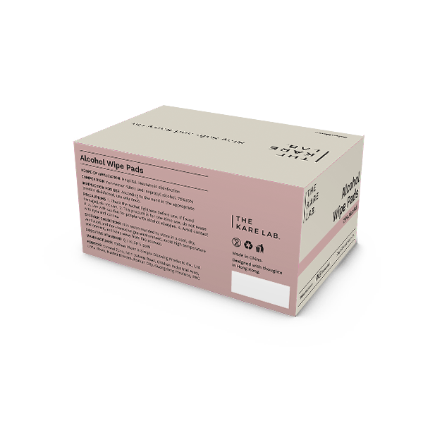 75% Alcohol Wipe Pads - The Kare Lab