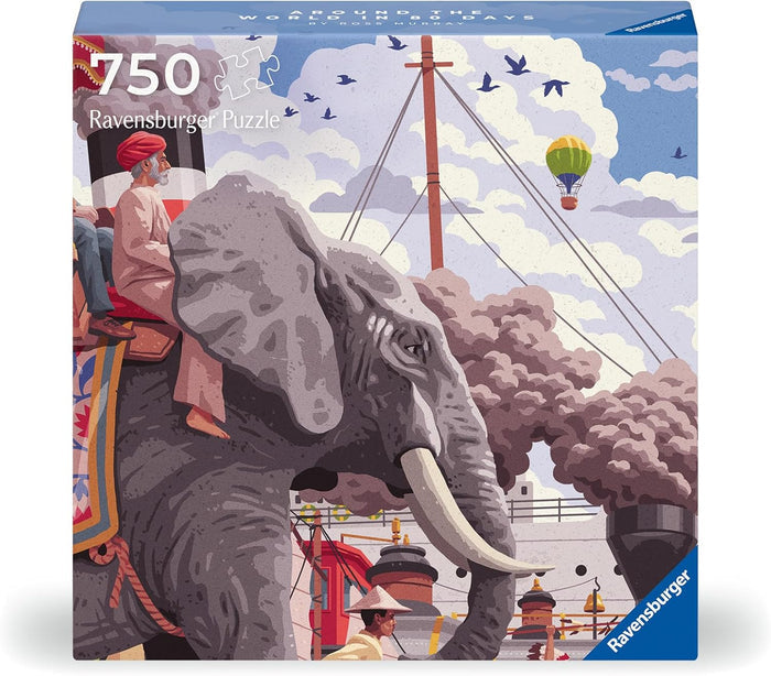 750 Piece Jigsaw Puzzle - Art & Soul: Around The World in 80 Days | Ravensburger