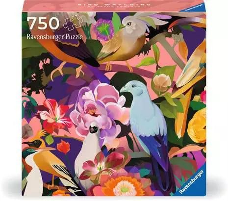 750 Piece Jigsaw Puzzle - Art & Soul: Bird Watching | Ravensburger