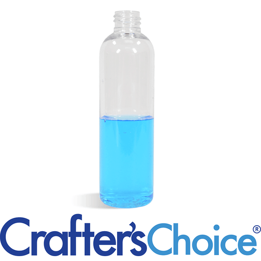 8 oz Clear Round Bullet Plastic Bottle - 24/410