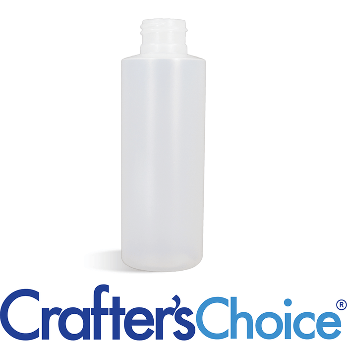 8 oz Natural Cylinder Round Plastic Bottle - 24/410