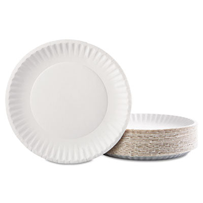 9” WHITE PAPER PLATE 600/CS