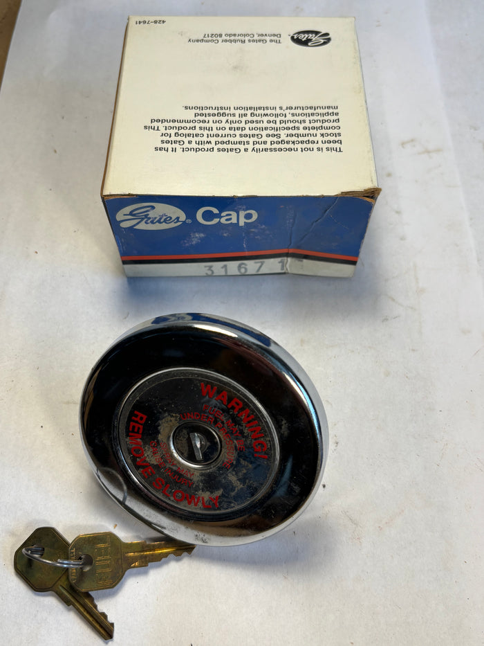 1970-1983 Dodge Plymouth Jeep locking gas cap Gates 31671