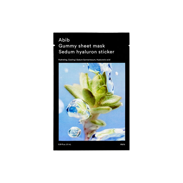 ABIB Gummy Sheet Mask Hyaluron Sticker - veido kaukė