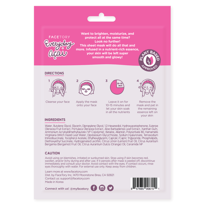 Acai Rejuvenating Face Mask