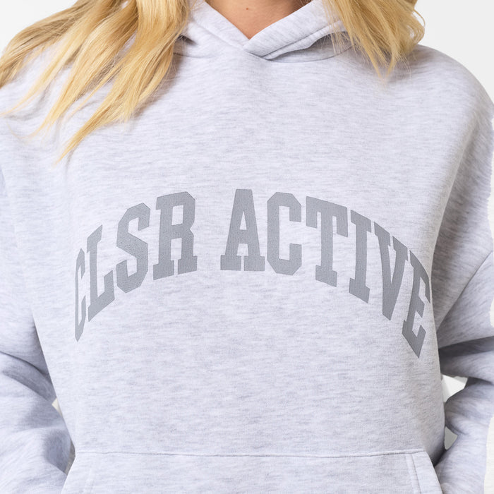 Active Open Hem Tracksuit | Grey Marl
