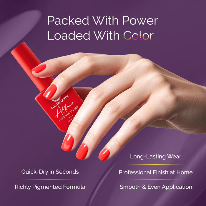Affair Nail Paint & Polish Remover Pads Combo – Your Confidence Key to Flawless Nails