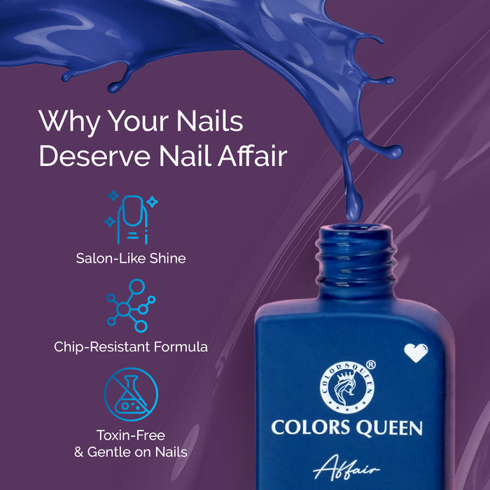Affair Nail Paint & Polish Remover Pads Combo – Your Confidence Key to Flawless Nails