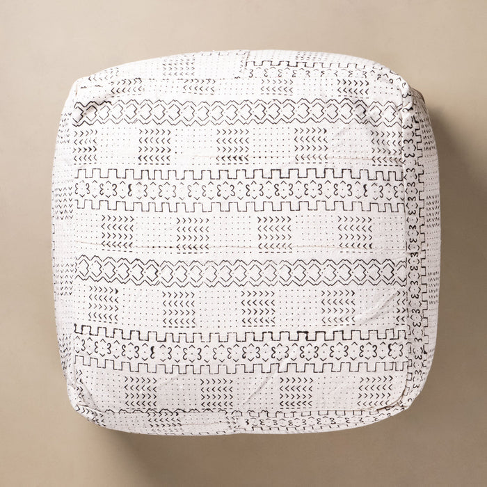 African tribal mudcloth Floor Pillow Cover - Benisouk