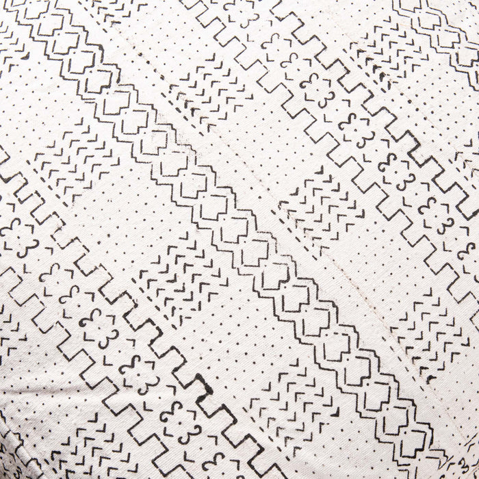 African tribal mudcloth Floor Pillow Cover - Benisouk