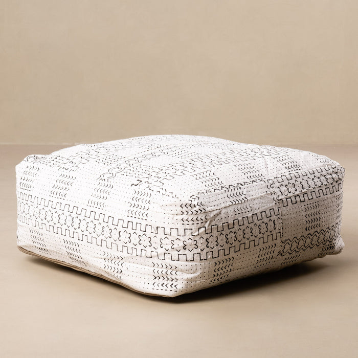 African tribal mudcloth Floor Pillow Cover - Benisouk