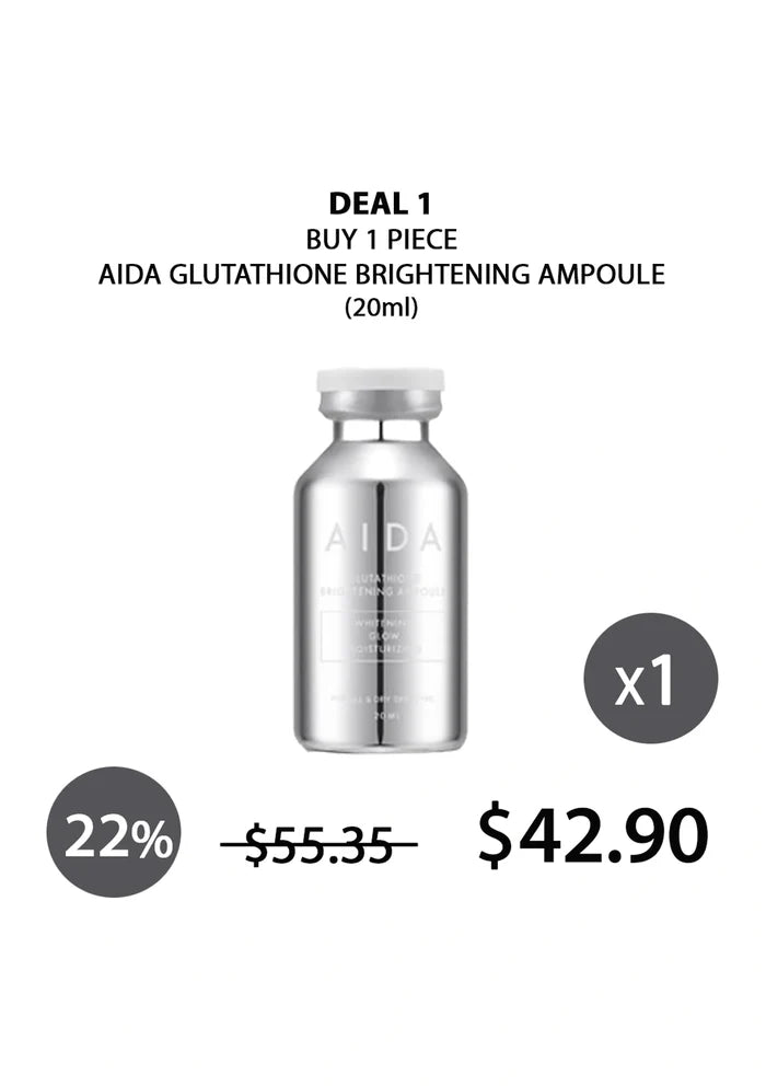 (BUY 1) AIDA GLUTATHIONE AMPOULE 20ML