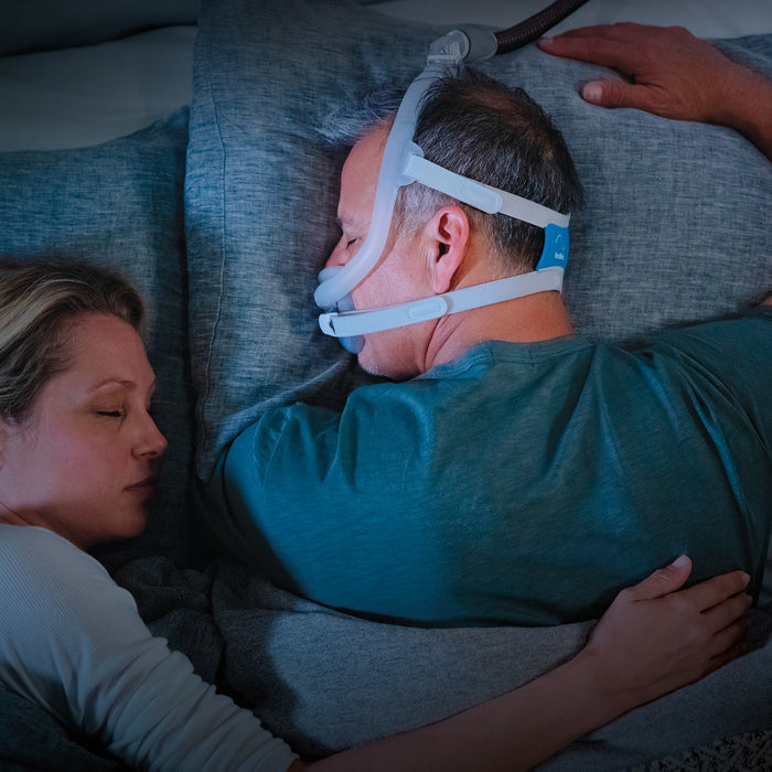 resmed airfit f30i cpap mask in use