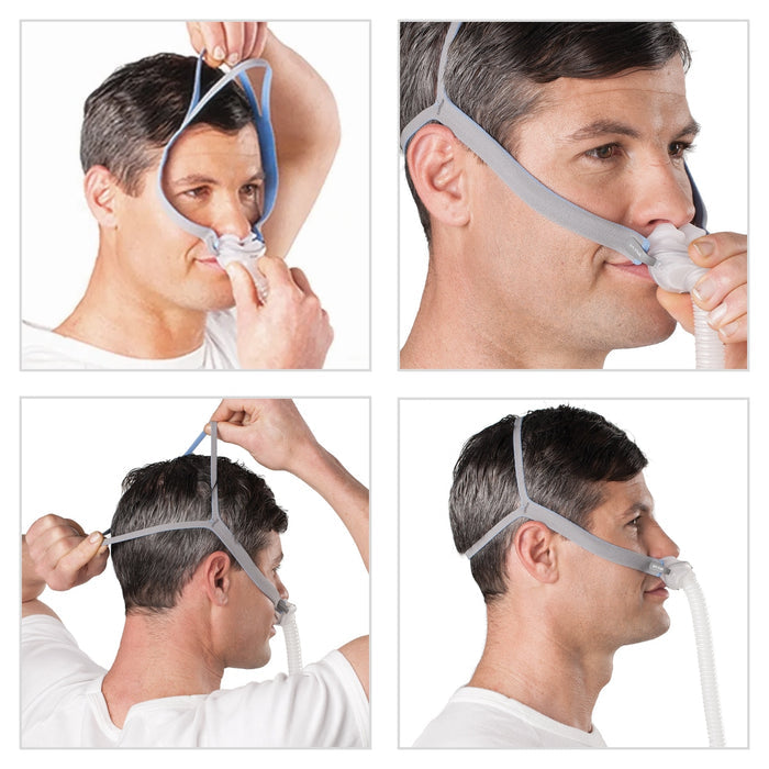 Fitting ResMeds AirFit P10 Pillow CPAP Mask