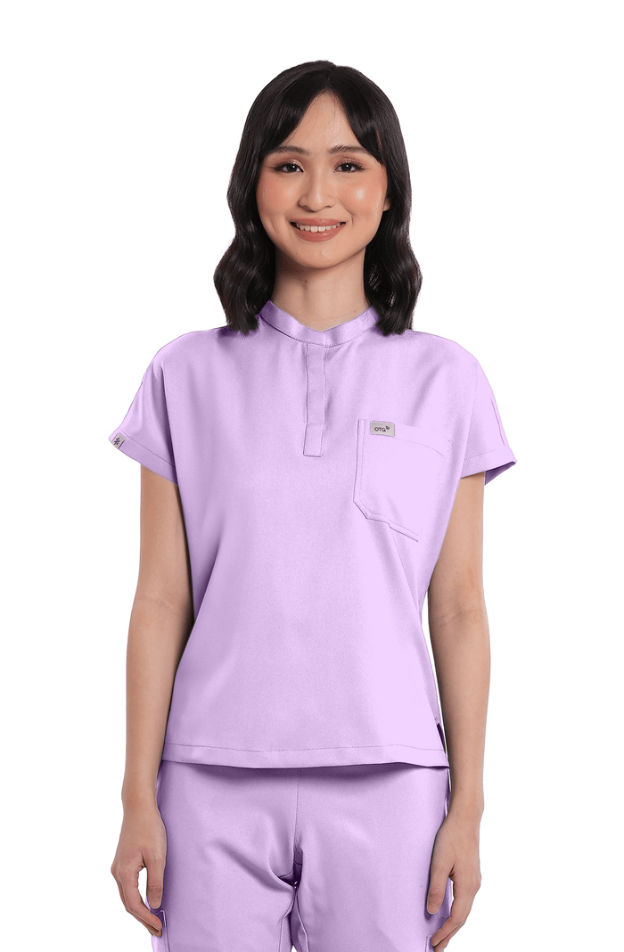 Airstretch® Custom Fit Cap Sleeve Women Scrub Top