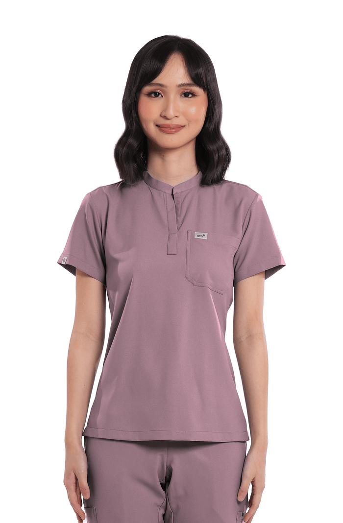 Airstretch® Custom Fit Mandarin Women Scrub Top