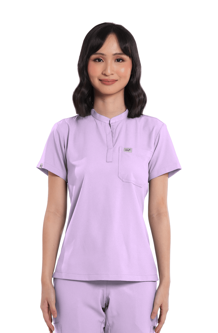 Airstretch® Custom Fit Mandarin Women Scrub Top