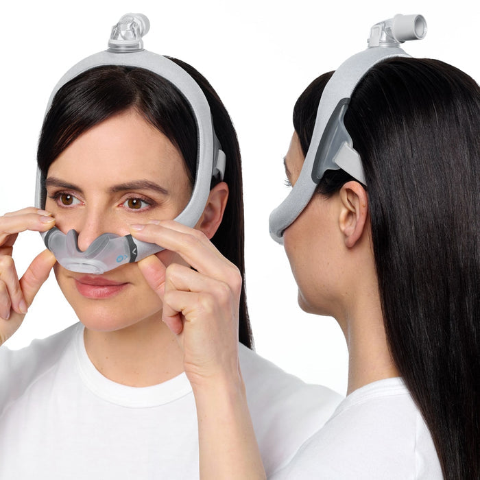 Woman Wearing Airtouch N30i Nasal Cpap Mask