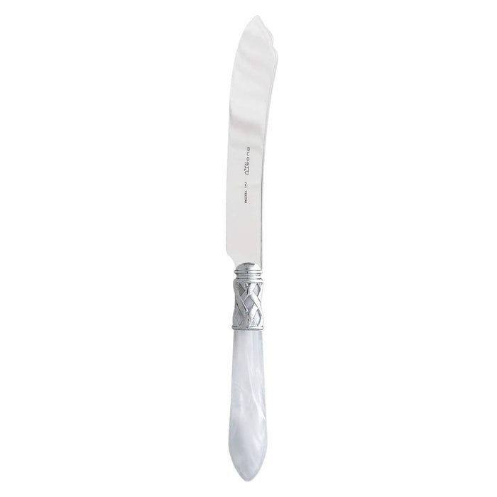 Aladdin Brilliant Cake Knife Tabletop Vietri White