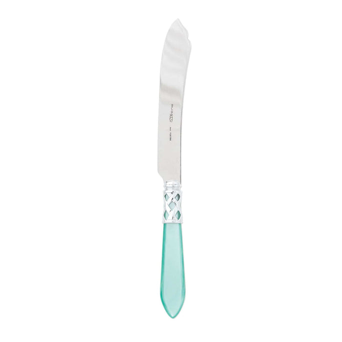 Aladdin Brilliant Cake Knife Tabletop Vietri Aqua