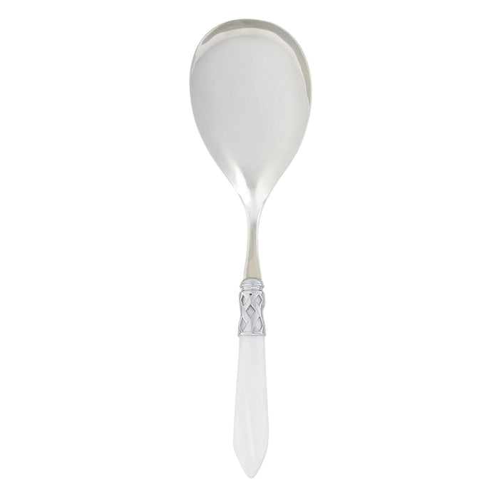 Aladdin Brilliant Serving Spoon Tabletop Vietri White