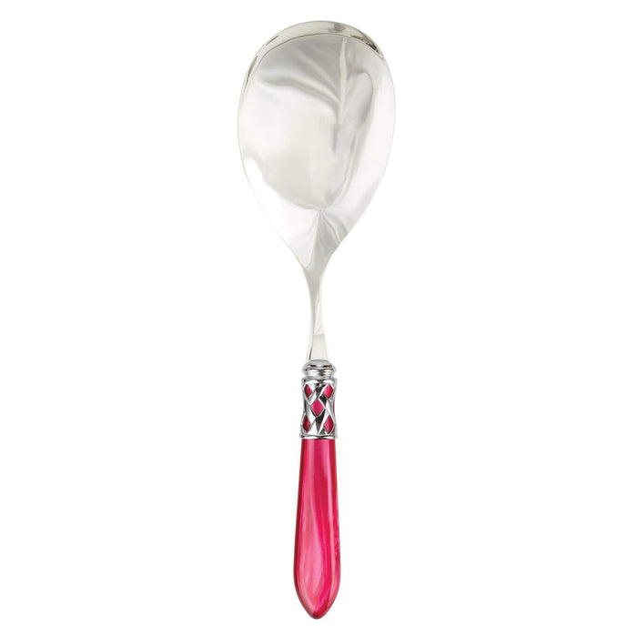 Aladdin Brilliant Serving Spoon Tabletop Vietri Raspberry