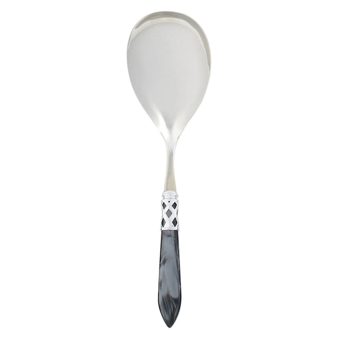 Aladdin Brilliant Serving Spoon Tabletop Vietri Charcoal