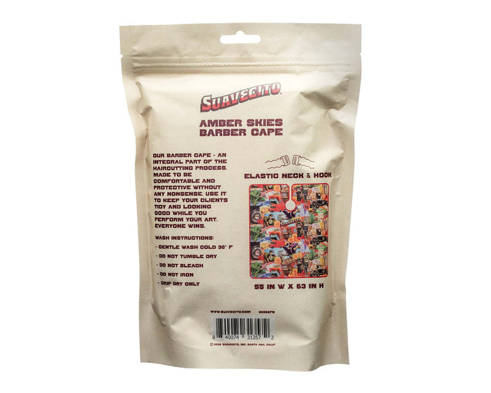 Amber Skies Barber Cape - Packaging