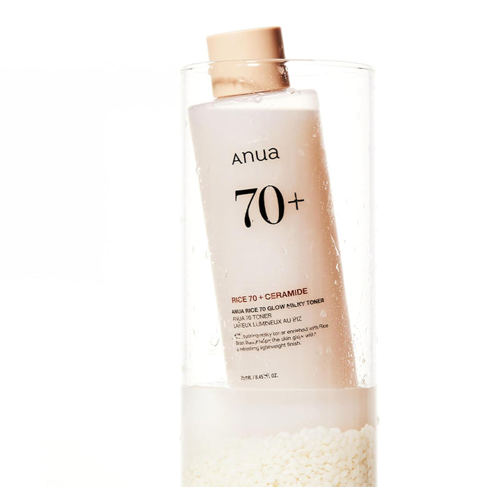 ANUA Rice 70 Glow Milky Toner - drėkinamasis veido tonikas