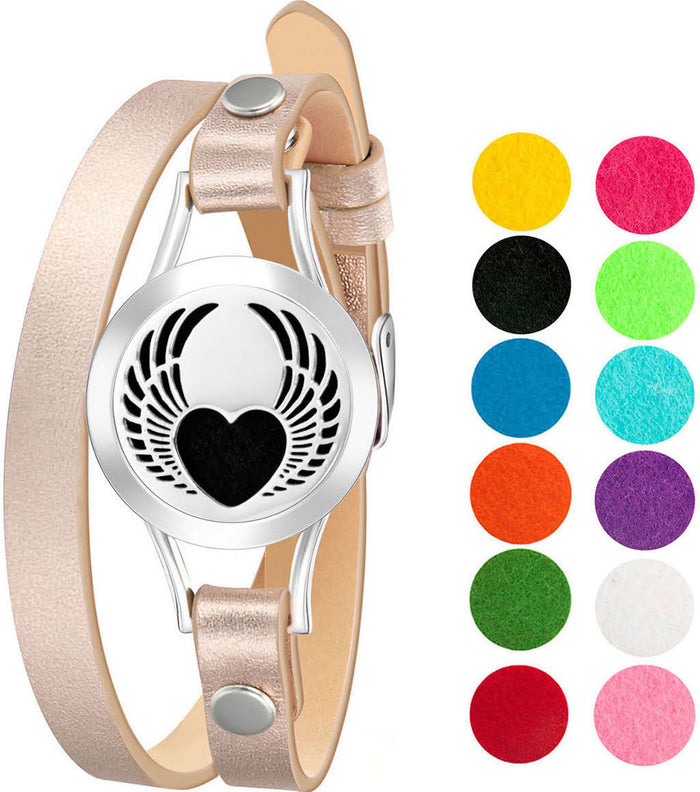 Winged Heart (Rose Gold Band)