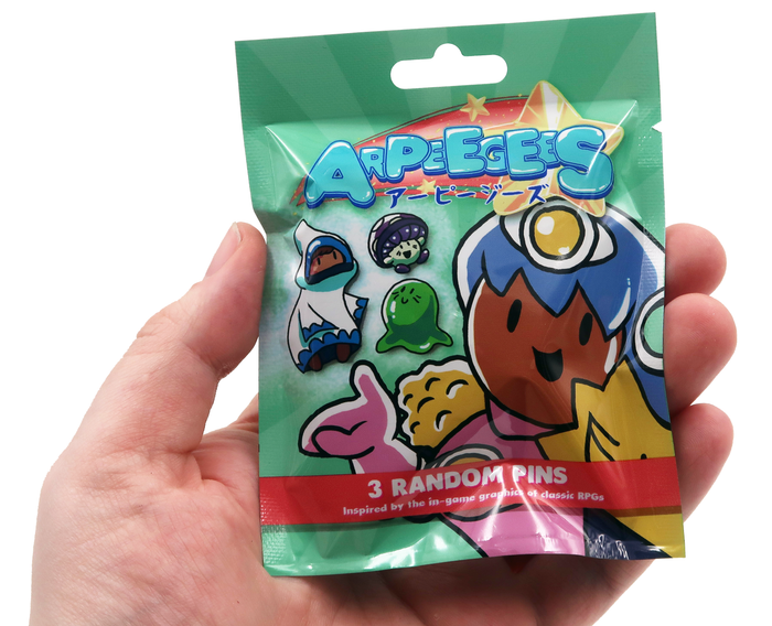 ARPEEGEES Wave 1 Blind Bag - 3 RANDOM PINS