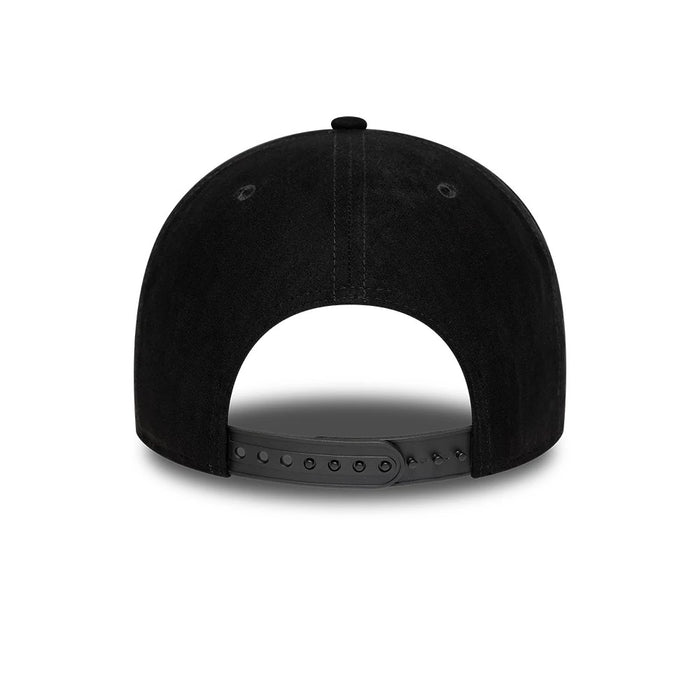 Pictured is this Aston Villa FC Faux Suede 9FORTY M-Crown cap in black. 4