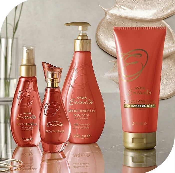 Avon Encanto Spontaneus Body Lotion Coral Magnolia - 250ml