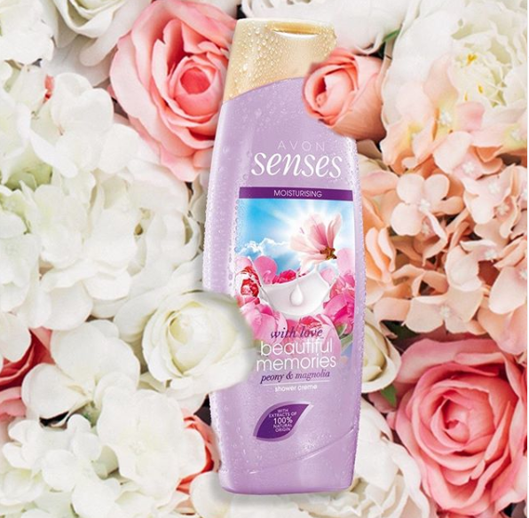 Avon Senses Beautiful Memories Peony & Magnolia Shower Crème - 500ml