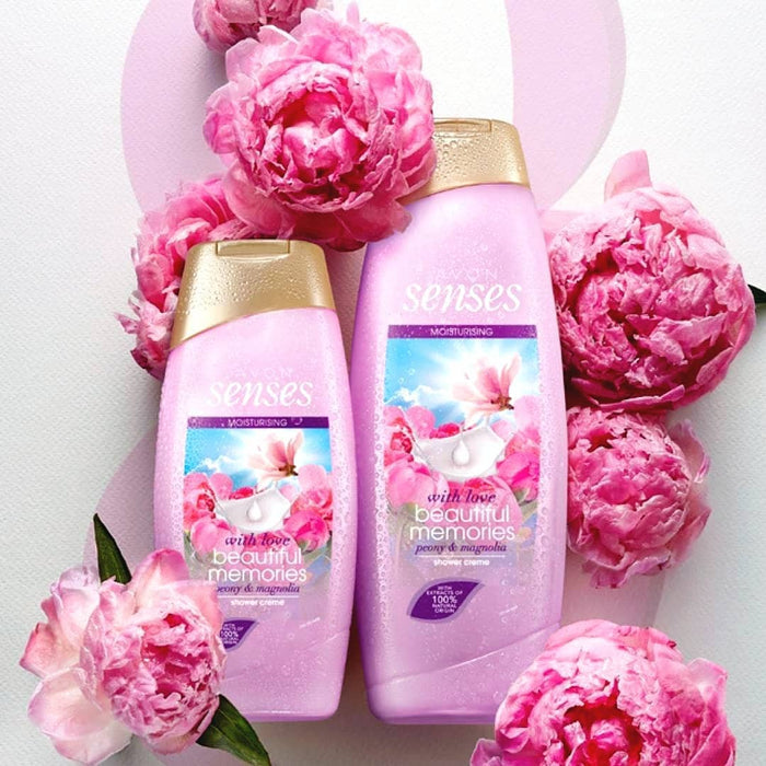 Avon Senses Beautiful Memories Peony & Magnolia Shower Crème - 500ml