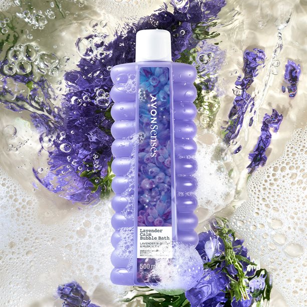 Avon Senses Lavender Calm Bathroom Set